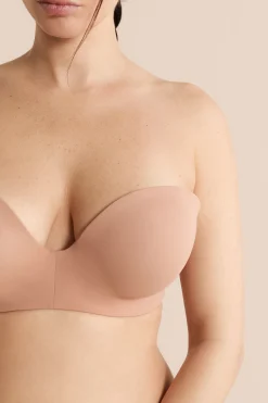 Bandeau coques fines bretelles amovibles, bonnet C-E