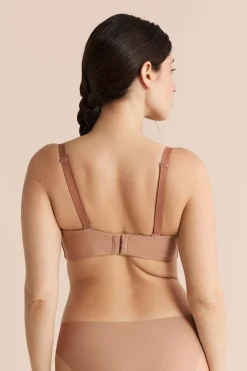 Bandeau coques fines bretelles amovibles, bonnet C-E