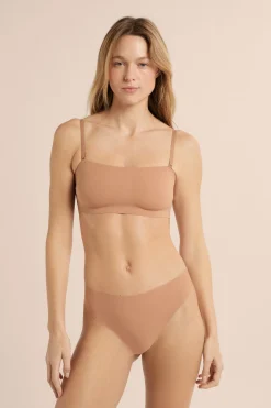 Bandeau en microfibre bretelles amovibles
