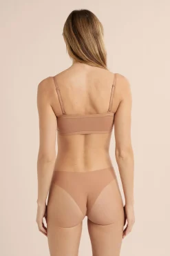 Bandeau en microfibre bretelles amovibles