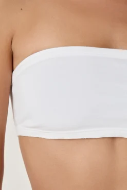 Bandeau sans armatures en coton biologique extensible