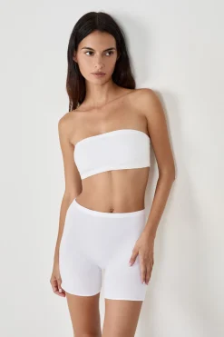 Bandeau sans armatures en coton biologique extensible