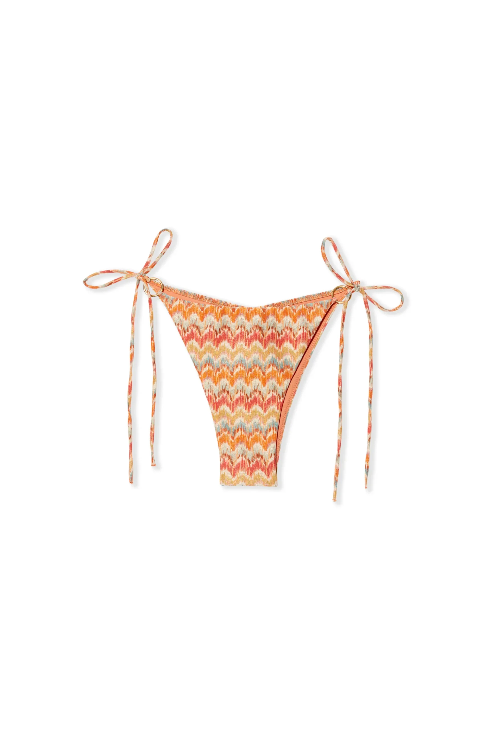 Bas de maillot de bain bikini à nouer imprimé pailleté