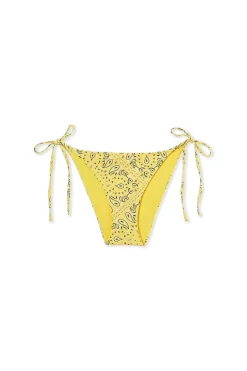 Bas de maillot de bain bikini à nouer à motifs