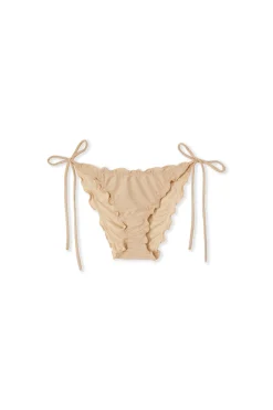 Bas de maillot de bain bikini à nouer pailleté