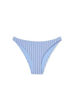 Bas de maillot de bain bikini à rayures