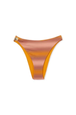 Bas de maillot de bain brésilien high leg avec détail bijou