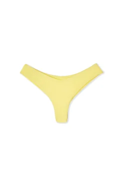 Bas de maillot de bain brésilien high leg satiné