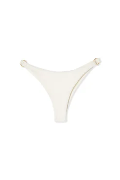 Bas de maillot de bain brésilien high leg texturé