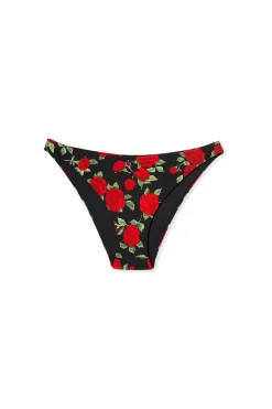 Bas de maillot de bain à motif floral