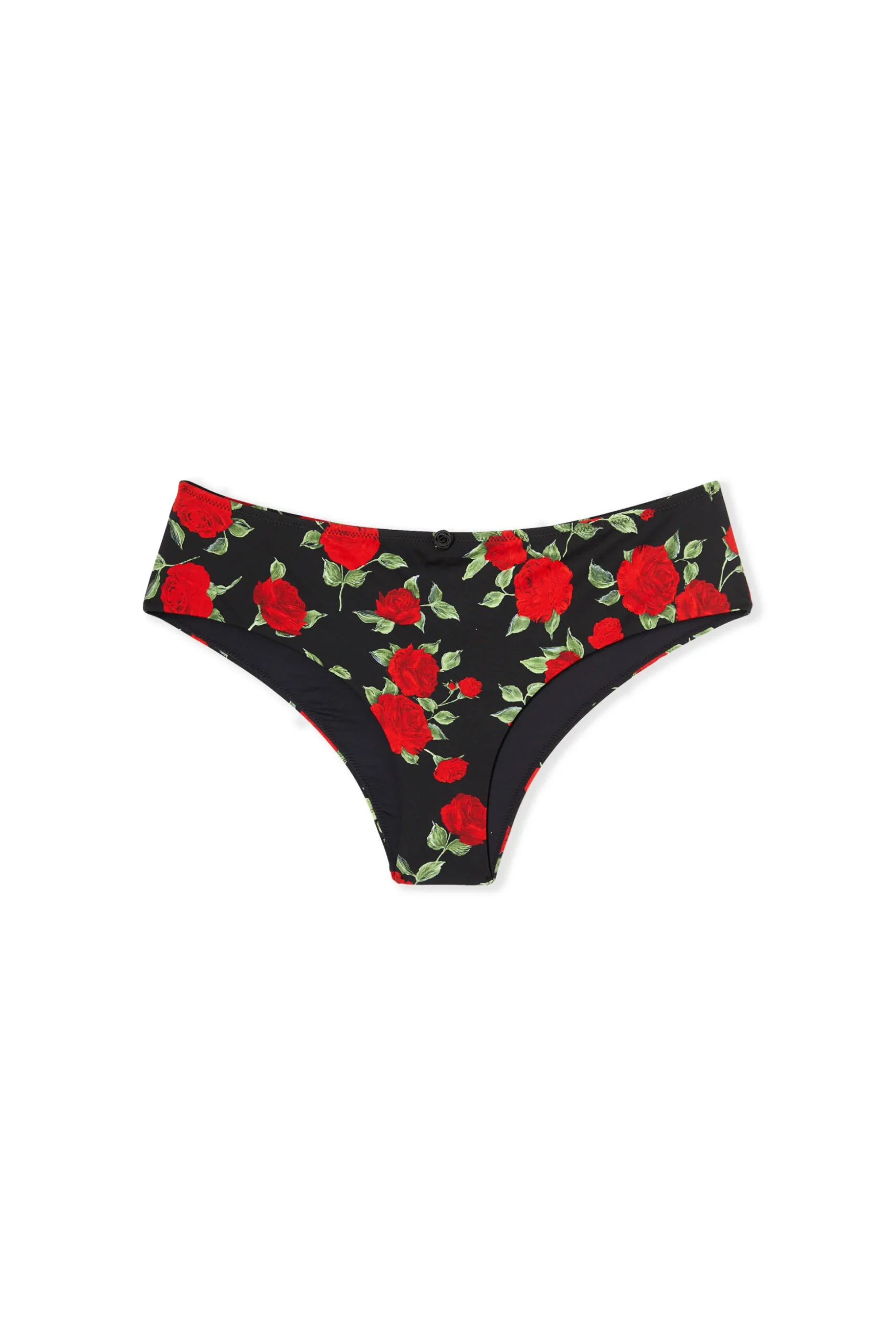 Bas de maillot de bain shorty à motif floral