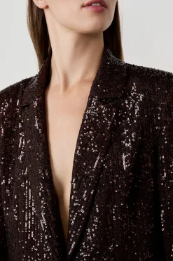 Blazer à sequins