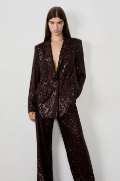 Blazer à sequins
