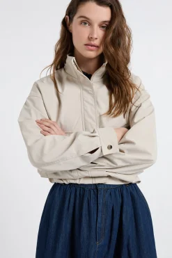 Blouson col montant