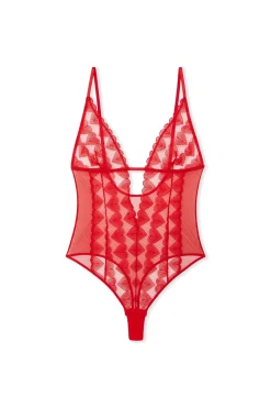 Body en broderie cœurs