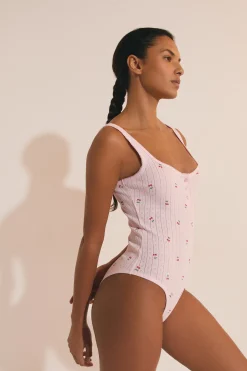 Body en coton en pointelle