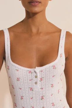 Body en coton en pointelle