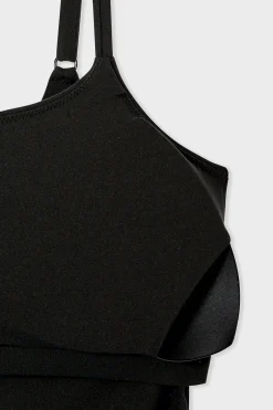 Body en microfibre avec brassière intégrée