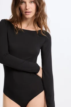 Body manches longues maille thermique