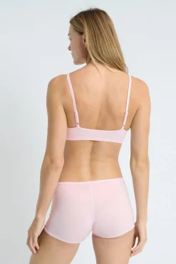Brassière sans armatures en microfibre