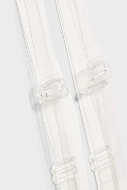 Bretelles amovibles transparentes pour grand bonnet