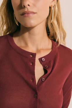 Cardigan manches longues