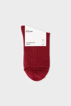 Chaussettes irisées avec coton