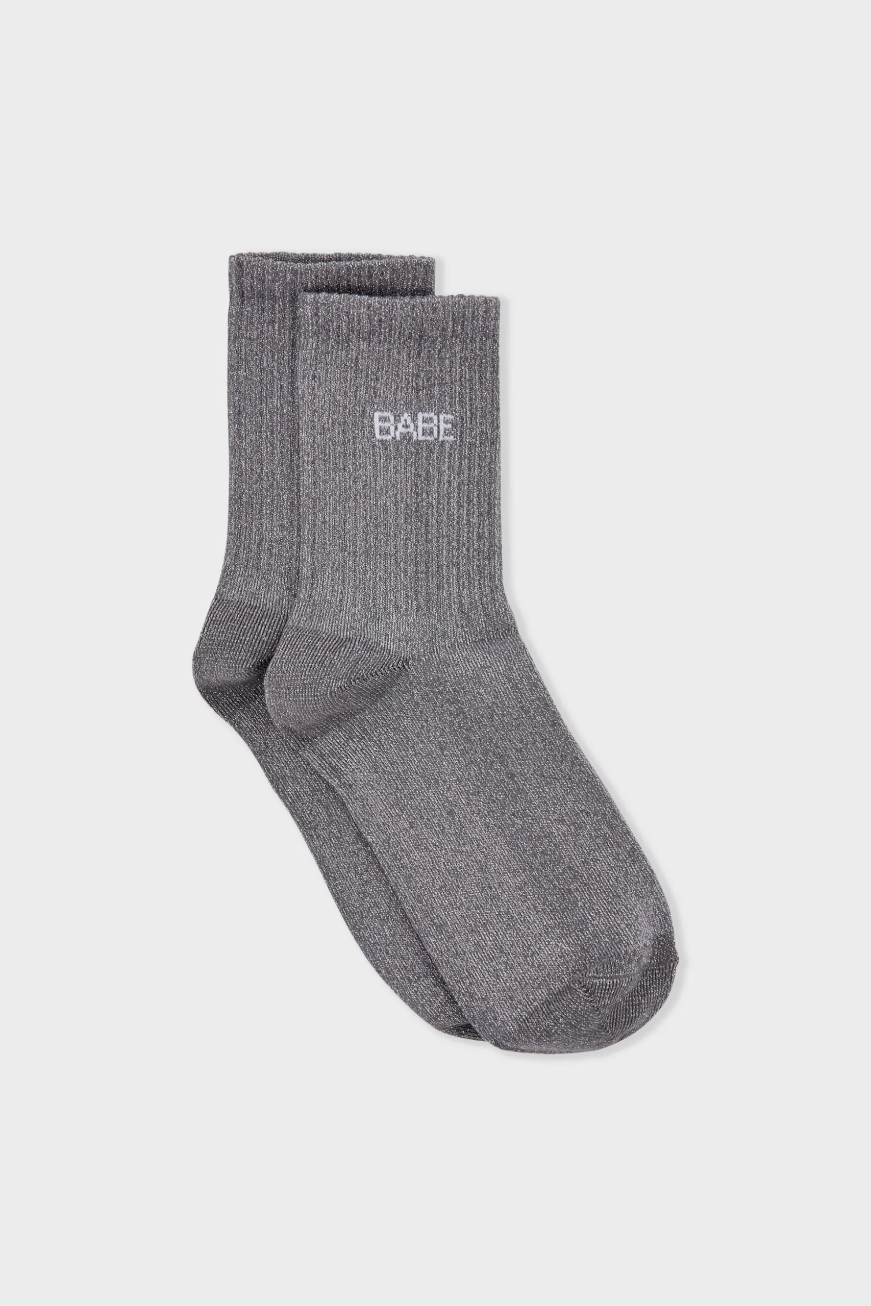 Chaussettes irrisées avec écriture