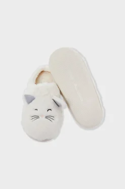 Chaussons à motifs chats