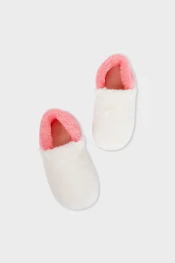 Chaussons mules en fausse fourrure