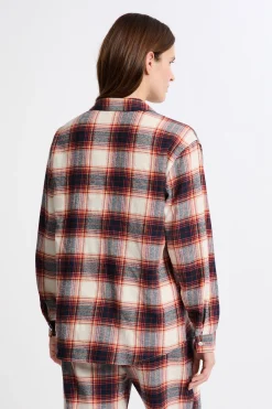 Chemise de pyjama à carreaux