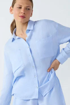 Chemise de pyjama en lin