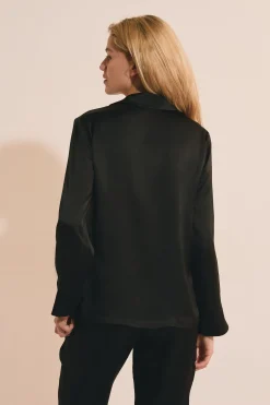 Chemise de pyjama en soie
