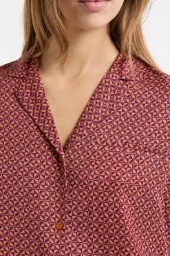 Chemise de pyjama à motifs