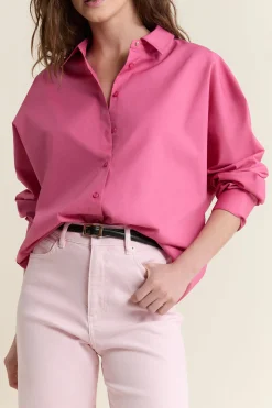 Chemise en coton boutonnée dos