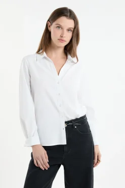 Chemise à manches longues en coton