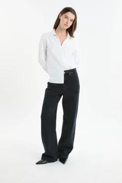 Chemise à manches longues en coton