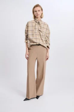 Chemise à motifs avec coton