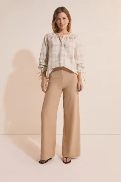 Chemise à motifs en coton