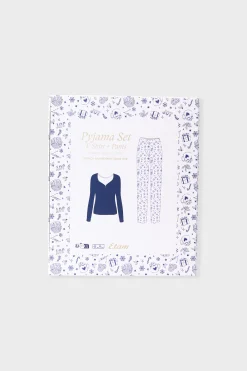 Coffret pyjama 2 pièces à motifs avec coton