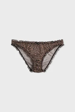 Culotte bloomer en tulle léopard
