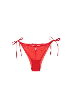 Culotte brodée à motifs coeurs