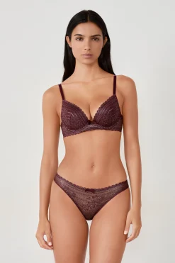 Culotte en dentelle effet irisé