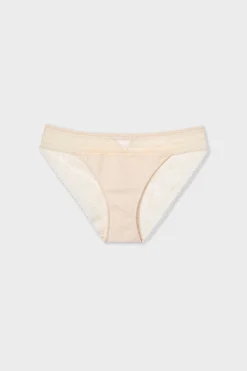 Culotte en dentelle et microfibre