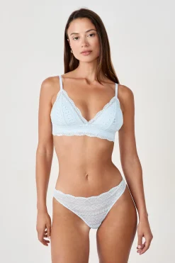 Culotte en dentelle irisée