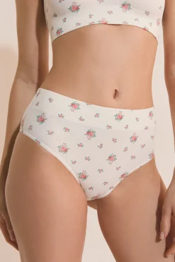 Culotte midi échancrée