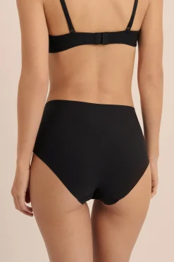 Culotte midi en microfibre