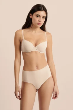 Culotte midi en microfibre