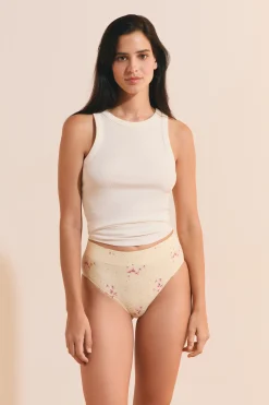 Culotte midi à motifs