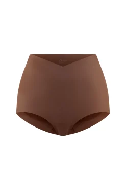 Culotte taille midi en microfibre effet push-up